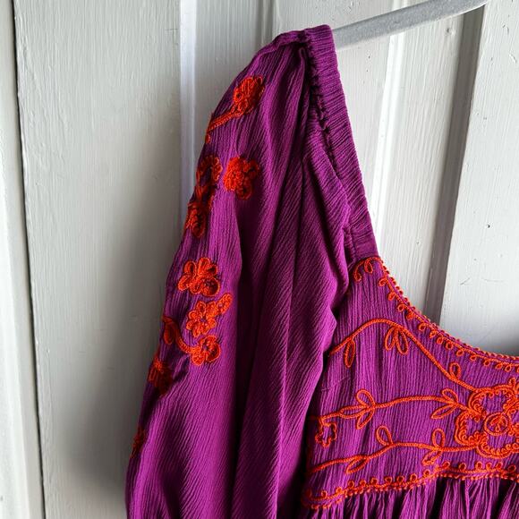 Free People Wedgewood Embroidered Maxi Dress in Orchid Pavilion - Picture 5 of 11
